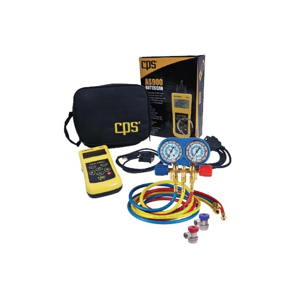 U-View Ultraviolet Systems Brass Manifold for 134a Refrigerant CSAM134BUQ-AS - main